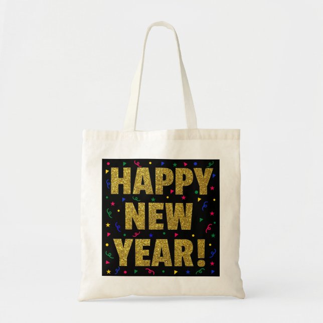 Bolsa Tote Happy New Year (Frente)