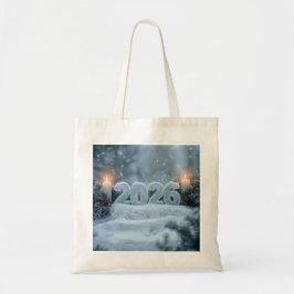 Bolsa Tote happy new year 2026 winter calm totebag