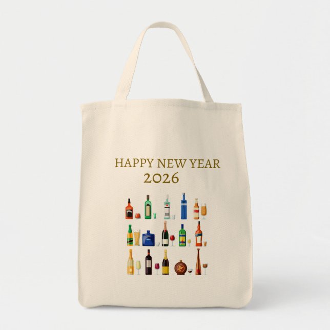 Bolsa Tote Happy New Year  Bag (Frente)