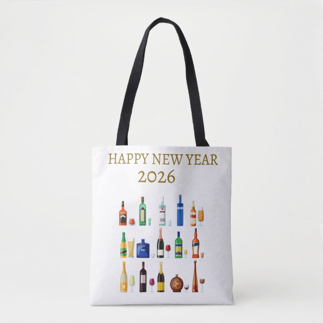Bolsa Tote Happy New Year  Bag (Frente)