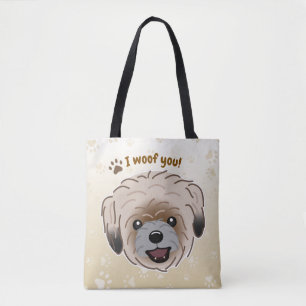 Bolsa Tote Happy Shih Tzu Dog Lover I Wows