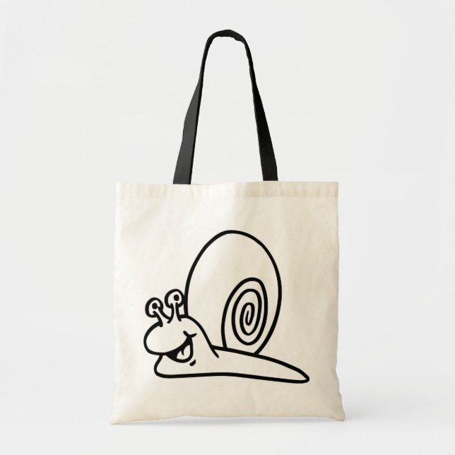 Bolsa Tote Happy Snail Bag (Frente)