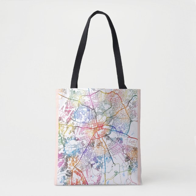 Bolsa Tote Harare Zimbabwe City Map (Frente)