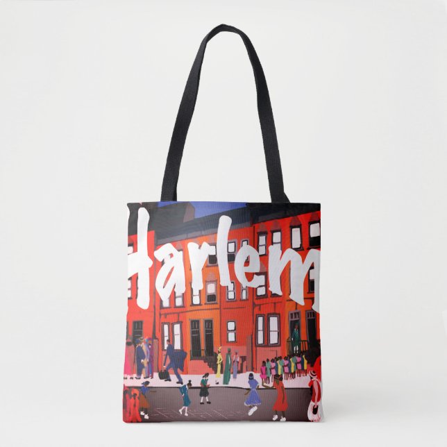 Bolsa Tote Harlem FIYAH: Fazendo Joia de Stoop para Street (Frente)