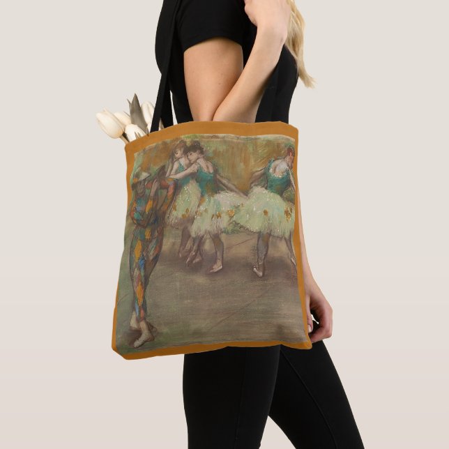 Bolsa Tote Harlequin Dance, Degas Art (Close Up)