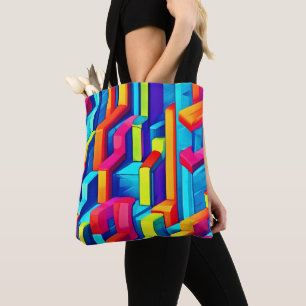 Bolsa Tote Harmonia Abstrato geométrica