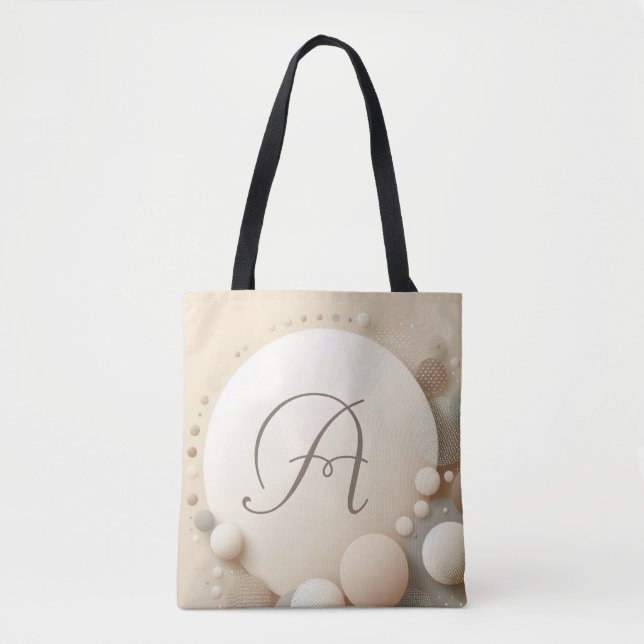 Bolsa Tote Harmonia da Esfera Monogramada (Frente)