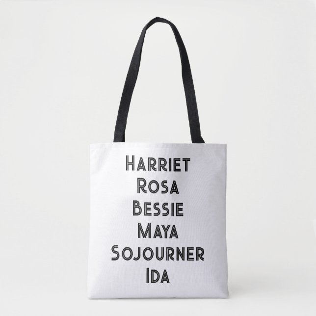 Bolsa Tote Harriet Rosa Bessie Maya Sojourner Ida  (Frente)