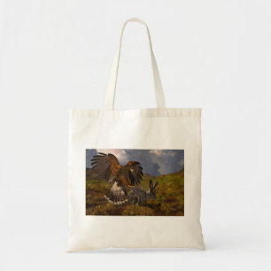 Bolsa Tote Harris Hawk e Jackrabbit - acrílico