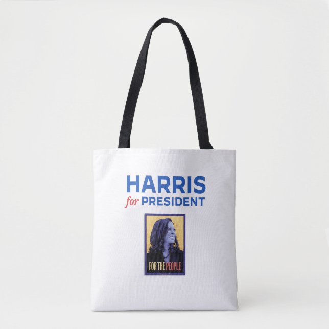 Bolsa Tote Harris para Presidente / Kamala Harris para Presid (Frente)