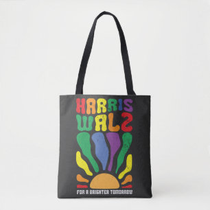 Bolsa Tote Harris Waltz para um amanhã brilhante Kamala LGBT