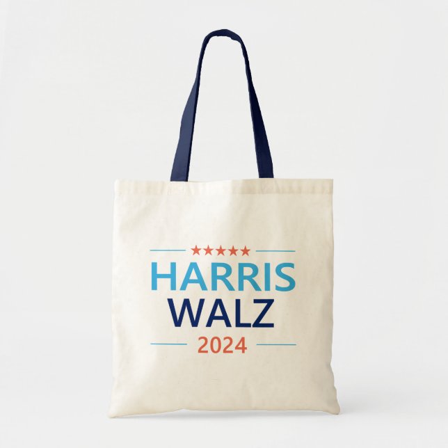 Bolsa Tote Harris Walz 2024 para Presidente (Frente)