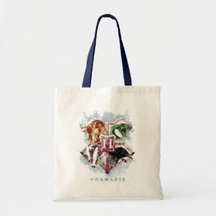Bolsa Tote Harry Potter   Brasão de HOGWARTS™ Aquarela