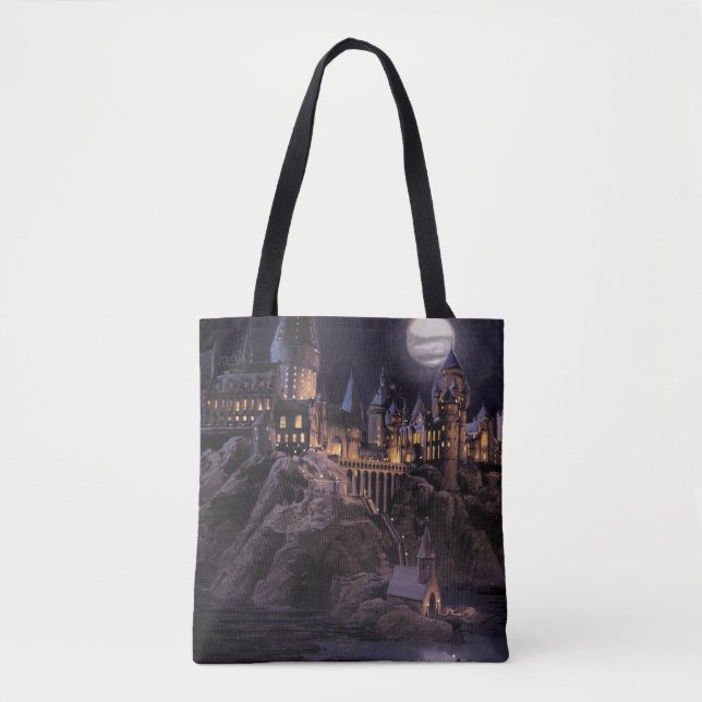 Bolsa Tote Harry Potter Castle | Lago Excelente a Hogwarts (Frente)