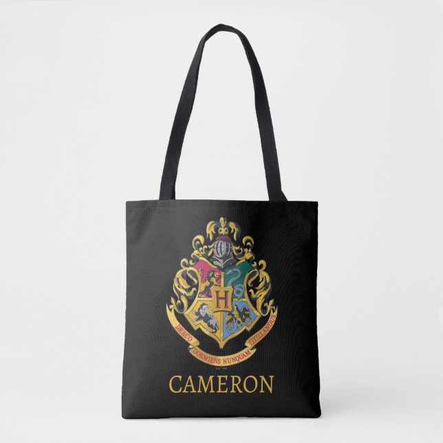 Bolsa Tote Harry Potter | Cobertura Hogwarts - Cor do Cheio (Frente)
