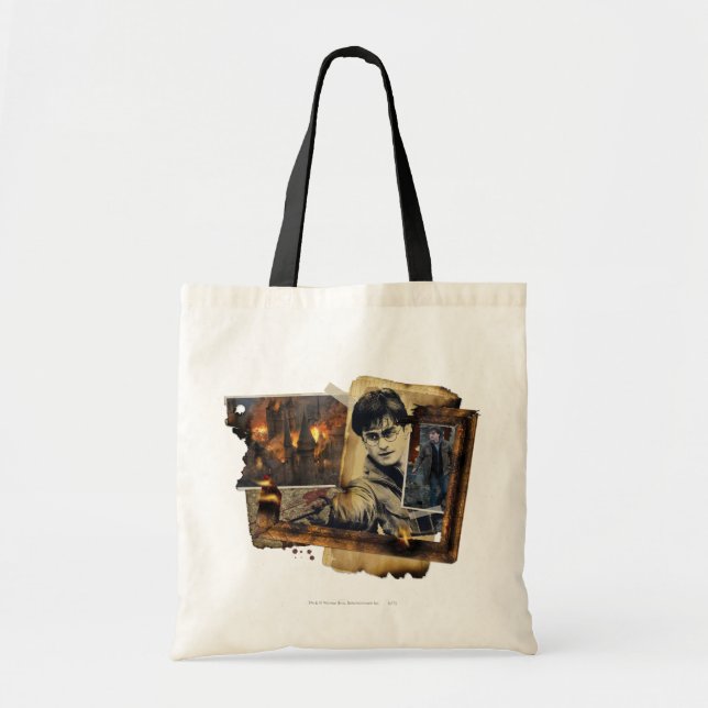 Bolsa Tote Harry Potter Collage 7 (Frente)