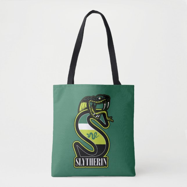 Bolsa Tote HARRY POTTER™ | Crachá atlético SLYTHERIN™ (Frente)