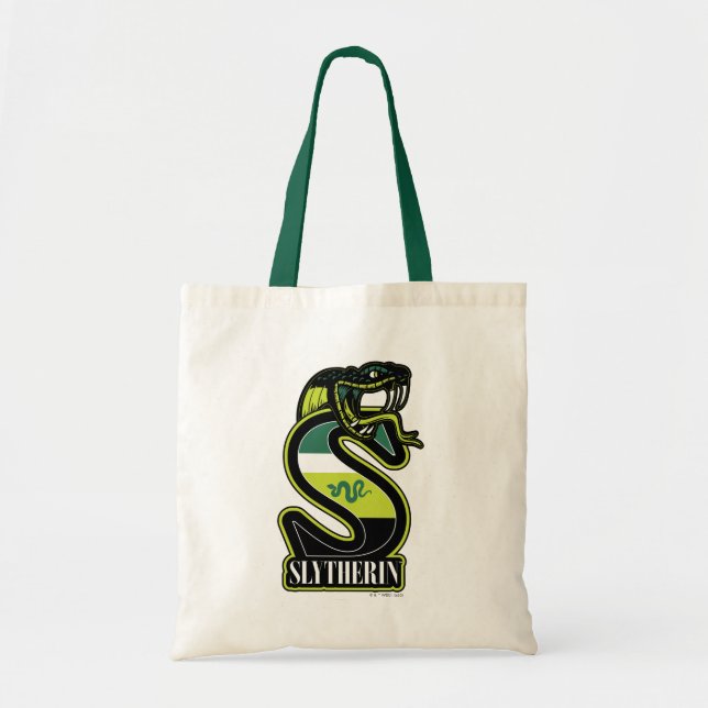 Bolsa Tote HARRY POTTER™ | Crachá atlético SLYTHERIN™ (Frente)