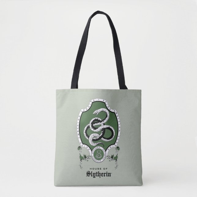 Bolsa Tote HARRY POTTER™ | Desenho Delicado SLYTHERIN™ Crest (Frente)