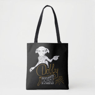 Bolsa Tote Harry Potter  Dobby Não Tem Mestre