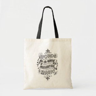 Bolsa Tote Harry Potter Feitiço Palavras São Nossa Fonte Ma