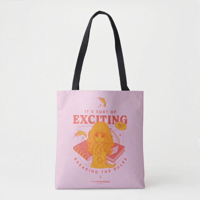 Bolsa Tote HARRY POTTER™ | Hermione Granger É excitante (Frente)