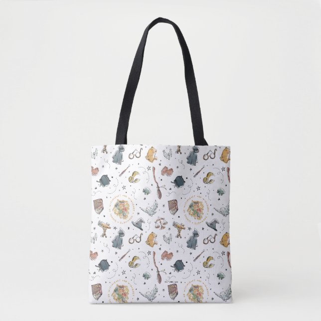 Bolsa Tote HARRY POTTER™ Icons Pattern (Frente)