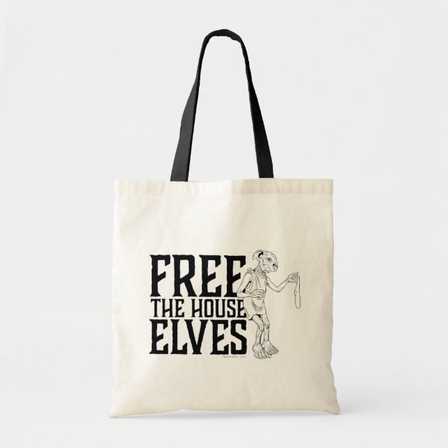 Bolsa Tote Harry Potter | Liberte A Casa Elves (Frente)