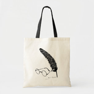 Bolsa Tote Harry Potter Óculos e Caneta
