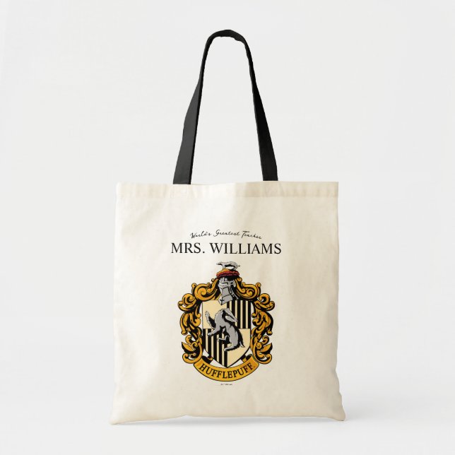 Bolsa Tote Harry Potter | Personalidade dos Professores Huffl (Frente)