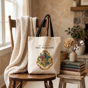 Bolsa Tote Harry Potter   Professora Hogwarts Crest Personali