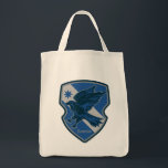 Bolsa Tote Harry Potter | Ravenclaw House Pride Crest<br><div class="desc">Mostre seu espírito Ravenclaw com este design azul e prateado,  inspirado no maravilhoso mundo de Harry Potter do J.K. Rowling! A majestosa águia azul voa contra a crista de Ravenclaw listrada nesta design encantadora. As legal matizes azuis acrescentam uma sensação de safra divertida a este gráfico inspirado em Hogwarts.</div>