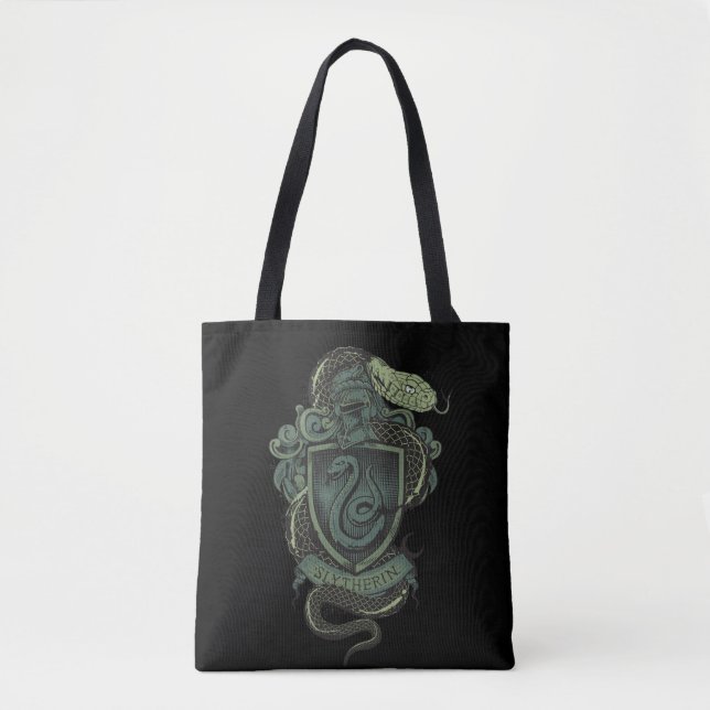 Bolsa Tote Harry Potter | Slytherin Crest (Frente)