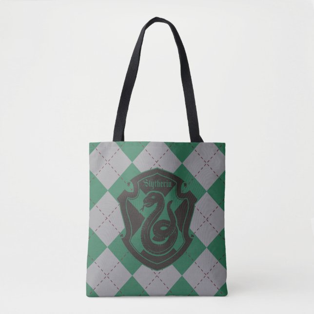 Bolsa Tote Harry Potter | Slytherin House Pride Crest (Frente)
