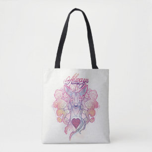 Bolsa Tote Harry Potter Spell   "Sempre" Doce Patronus