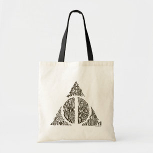 Bolsa Tote Harry Potter Spell   Típica MORTEMENTE HALLOW Gr
