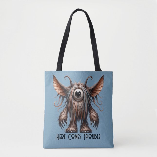 Bolsa Tote Harry - Saco Monstro de Um Olho (Frente)
