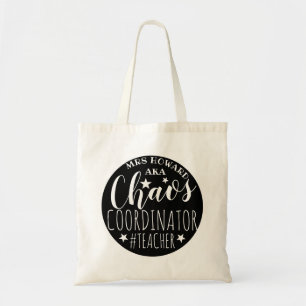 Bolsa Tote Hashtag do Coordenador do Caos para a moda do prof
