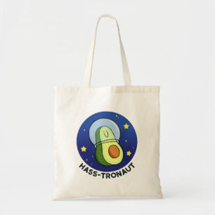 Bolsa Tote Hass-tronaut Avocado Space Pun Tote Bag