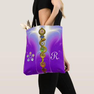 BOLSA TOTE HASTE ASCLEPIUS 7 CHAKRAS, ENERGIA DO ESPIRITUAL