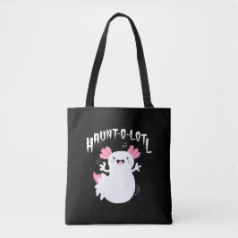 Bolsa Tote Haunt-O-Lotl Ghost Axolotl