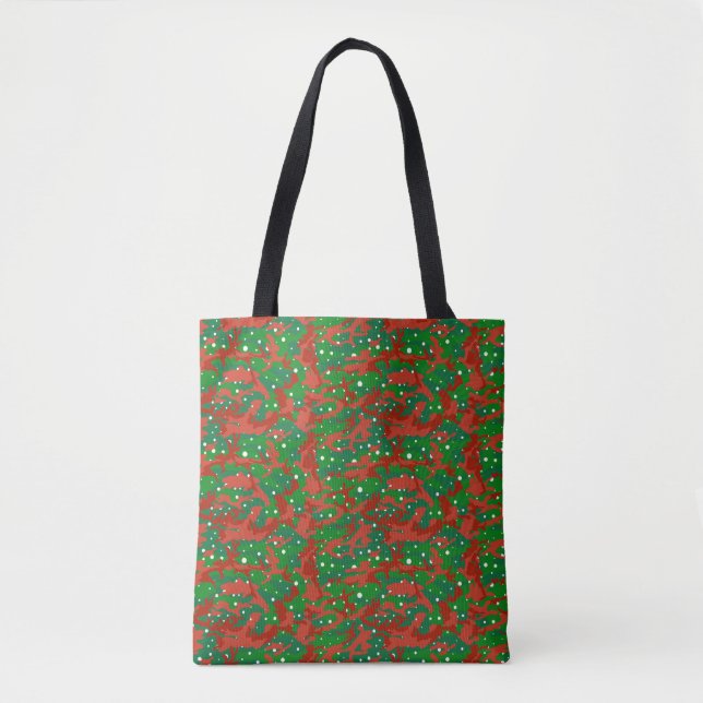 Bolsa Tote Haus Da Camuflagem De Camo Xmas (Frente)