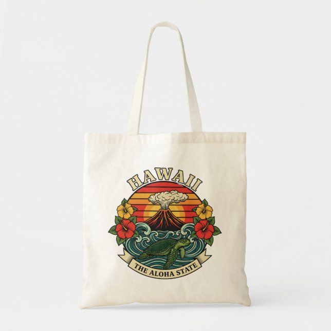 Bolsa Tote Havaí: O Estado do Aloha (Frente)