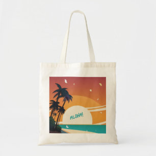 Bolsa Tote Havaiano/Aloha/Tropical/praia