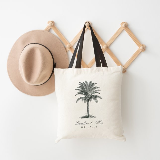 Bolsa Tote Havana Palm Wedding Favor (Criador carregado)