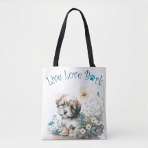 Havanese Dog Mãe Floral