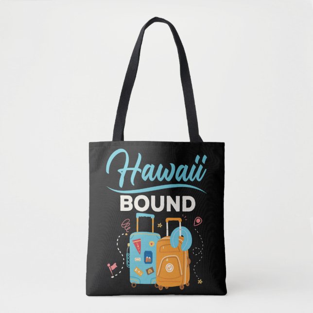 Bolsa Tote Hawaii Bound Hawaiian Vacation (Frente)