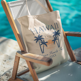 Bolsa Tote Hawaii Family Trip Tote Bag