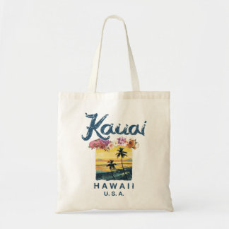 Bolsa Tote Hawaii Kauai Vintage Hawaiian Surfing Retro 1732