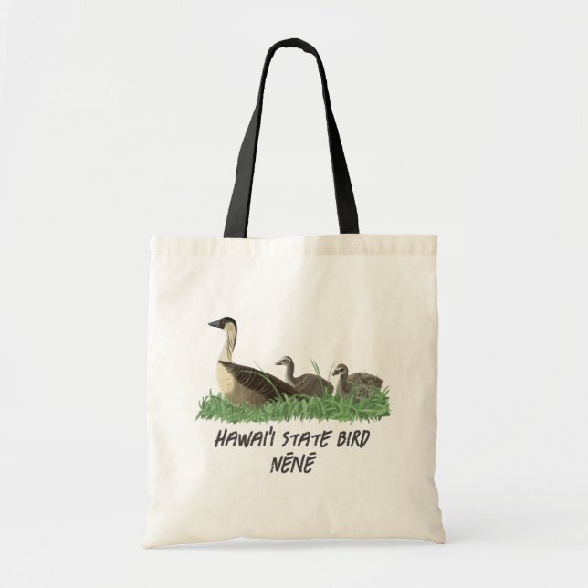 Bolsa Tote Hawaii State Bird Nene Goose Family (Frente)